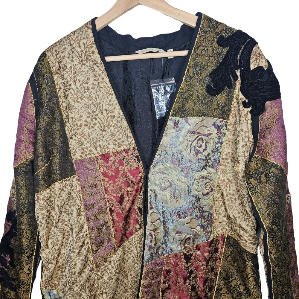 Soft Surroundings Multicolor Patchwork Jacket - image 2